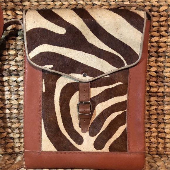 Bags Leather Calf Hair Messenger Bag Poshmark